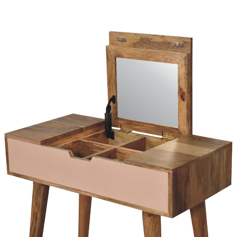 Mini Pink Vanity/ Dressing Table