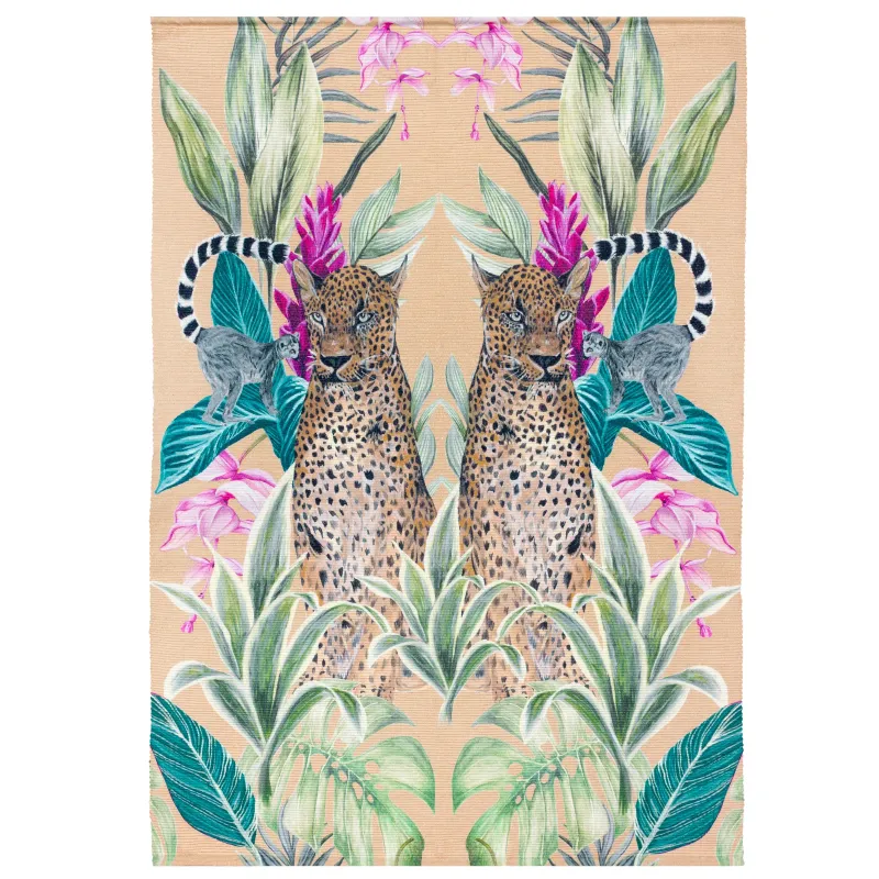 Kali Leopards Outdoor Washable Rug