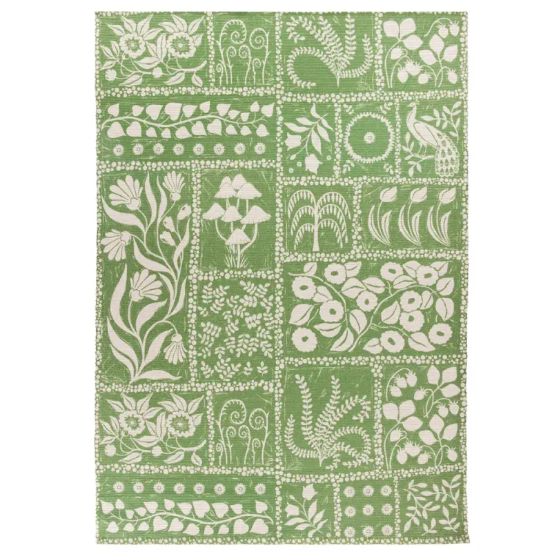 Forage Garden Outdoor Washable Rug