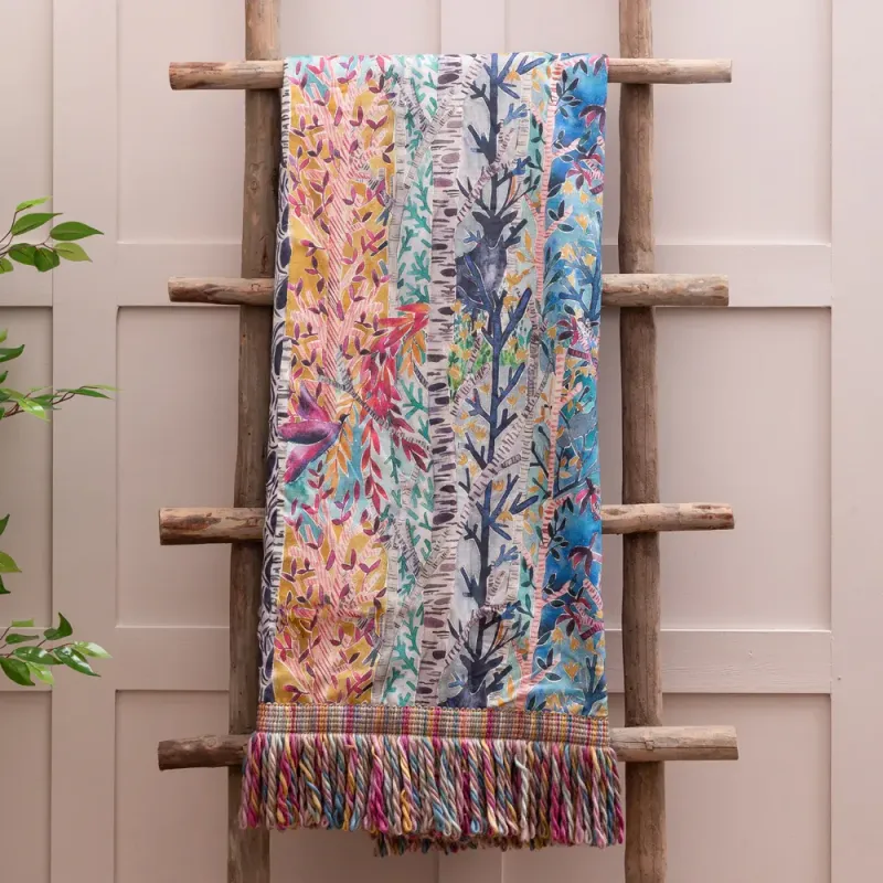 Whimsical Tale Printed Throw Dawn
