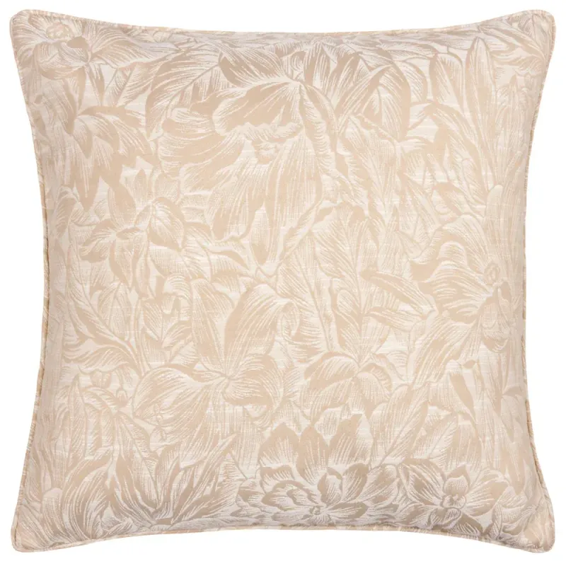 Grantley Jacquard Piped Cushion Natural