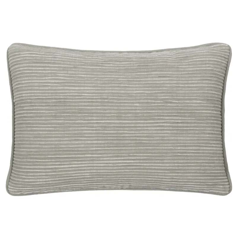Cove Ribbed Cushion Grey