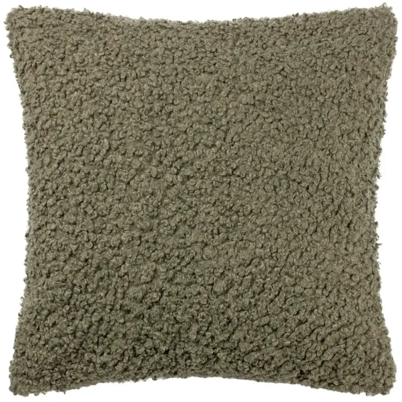 Cabu Textured Boucle Cushion Khaki 45 x 45