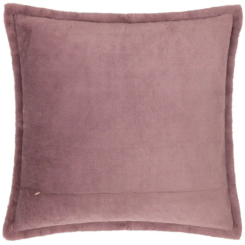 Kallu Faux Fur Cushion Mulberry 45 x 45