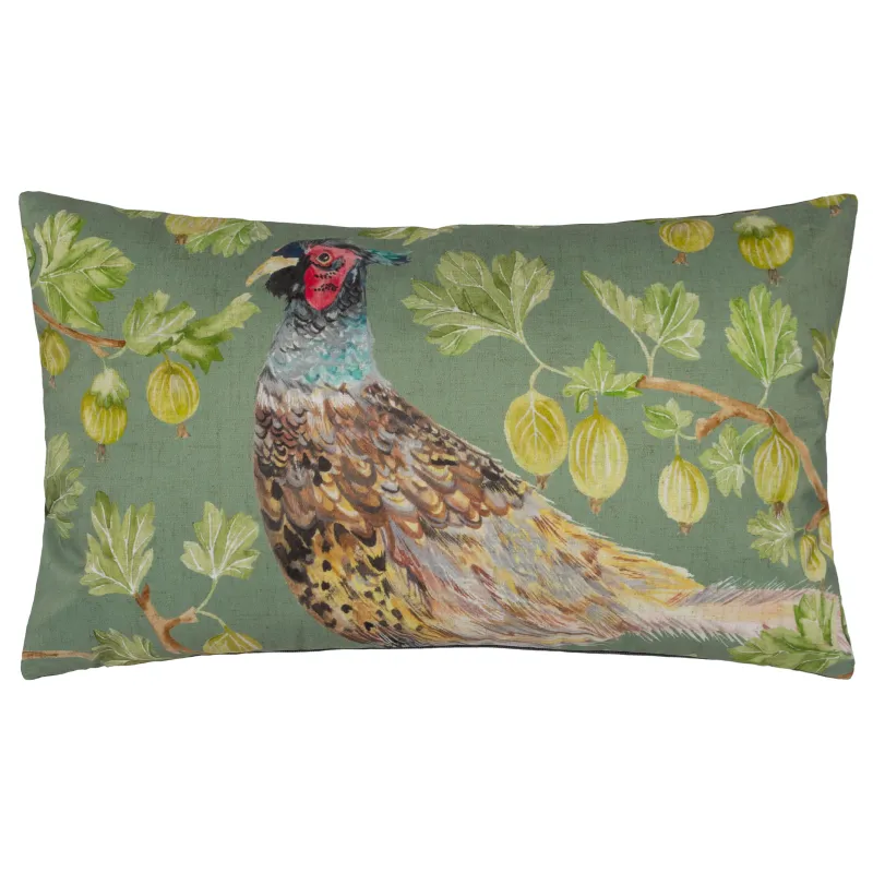 Grove Pheasant Outdoor Cushion Olive