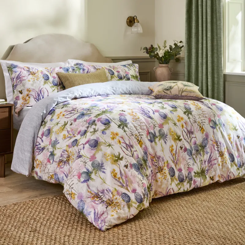 Cluaran Soft Touch 100% Country Cotton Duvet Cover Set Multicolourur