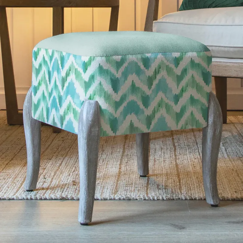 Savannah Printed Ralf Footstool Isla