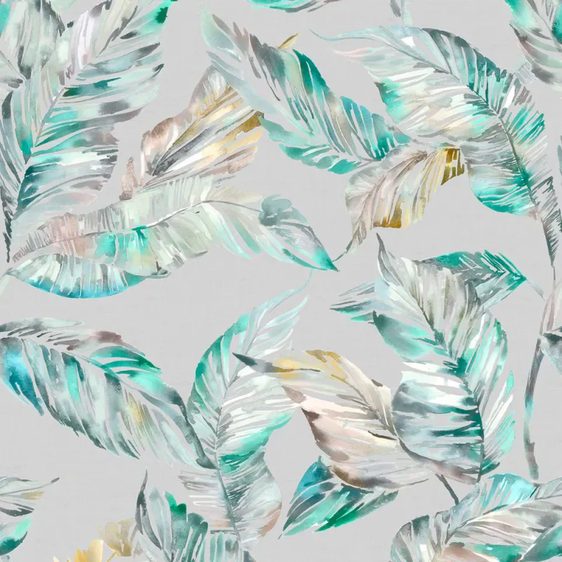 Mizuna 1.4m Wide Width Wallpaper (By The Metre) Emerald