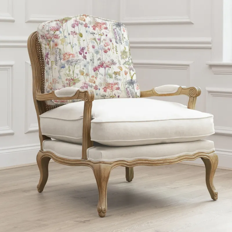 Ilinizas Printed Florence Chair Oak/Poppy