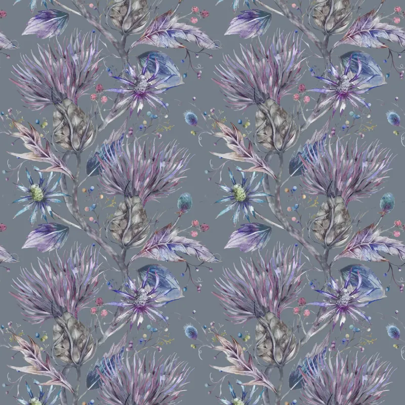 Elysium 1.4m Wide Width Wallpaper (By The Metre) Storm