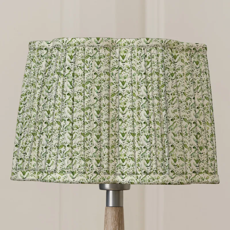 Juna Pleated Scalloped Lamp Shade Sage