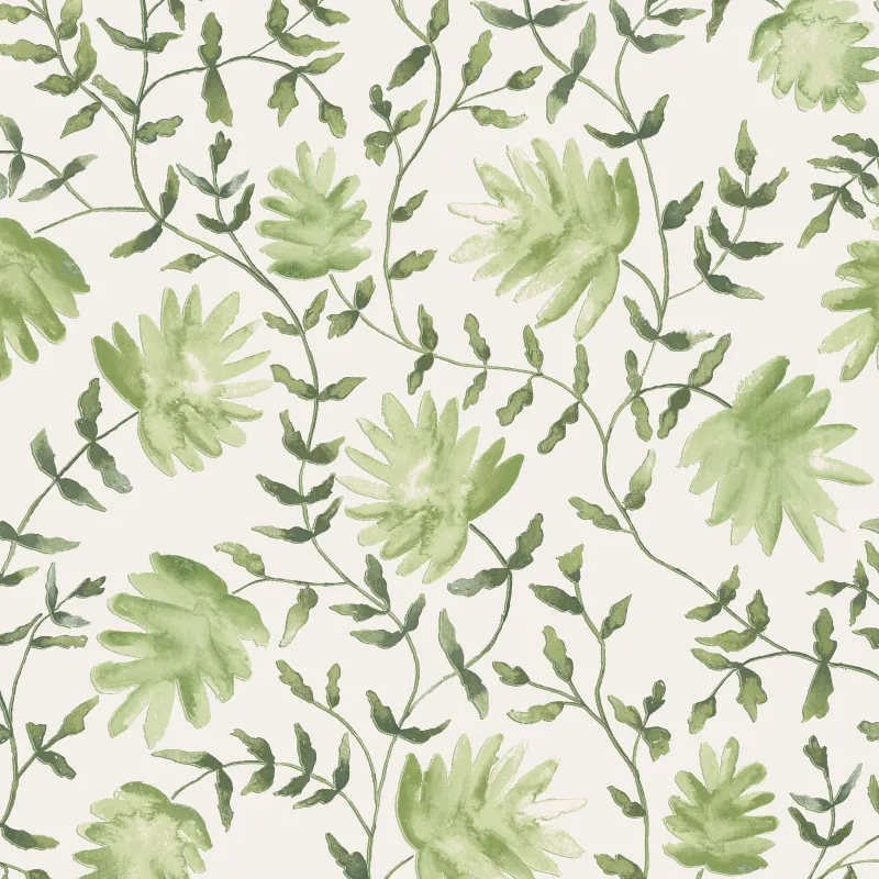 Elai 1.4m Wide Width Wallpaper (By The Metre) Sage
