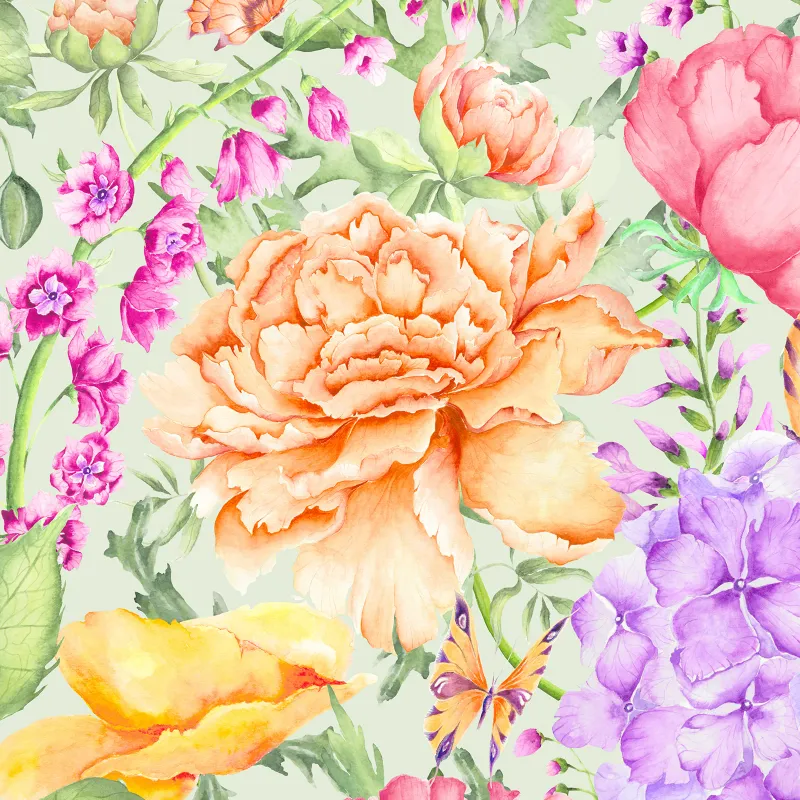 Idalia 1.4m Wide Width Wallpaper (By The Metre) Sage