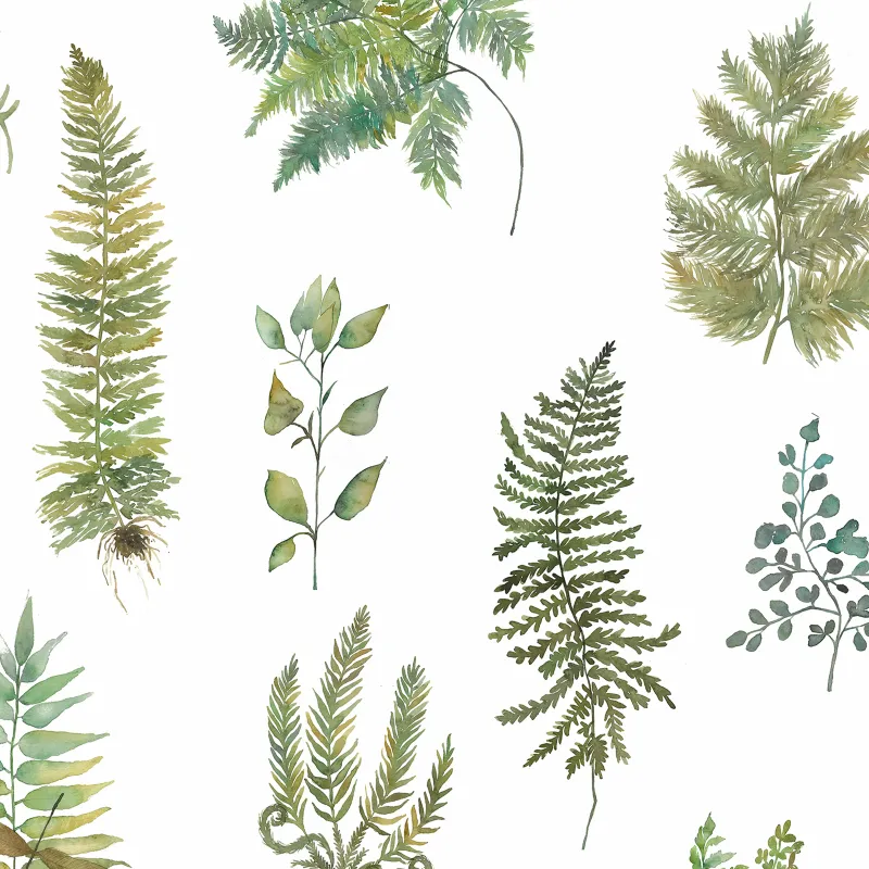 Verbena 1.4m Wide Width Wallpaper (By The Metre) Linen