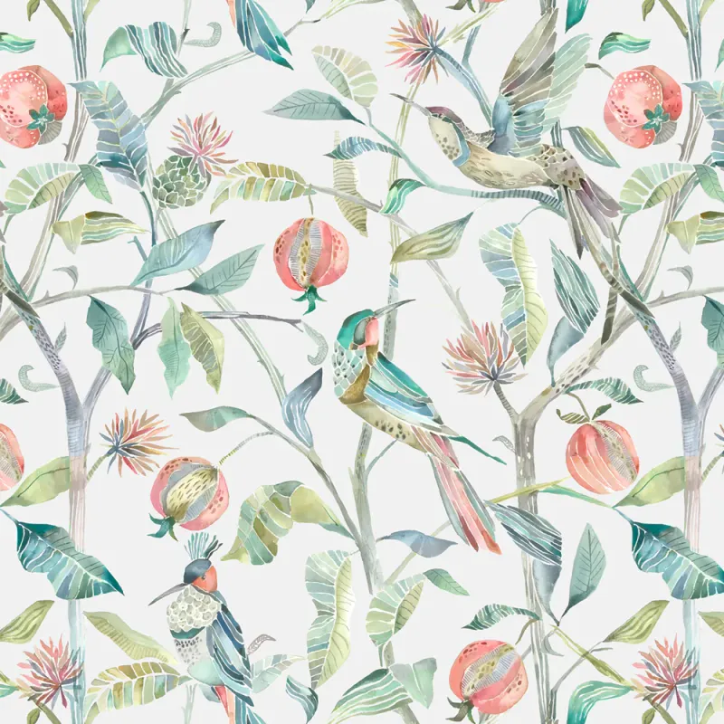 Colyford 1.4m Wide Width Wallpaper (By The Metre) Skylark