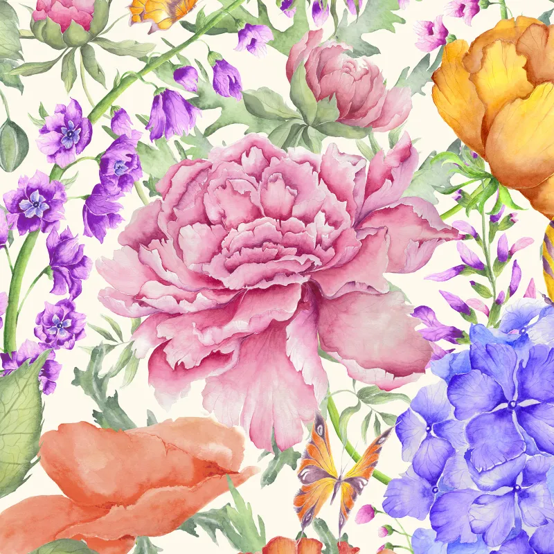 Idalia 1.4m Wide Width Wallpaper (By The Metre) Fuchsia