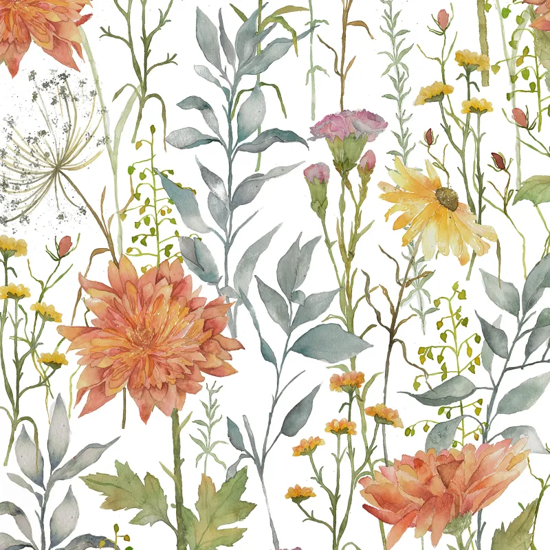 Delamere 1.4m Wide Width Wallpaper (By The Metre) Linen