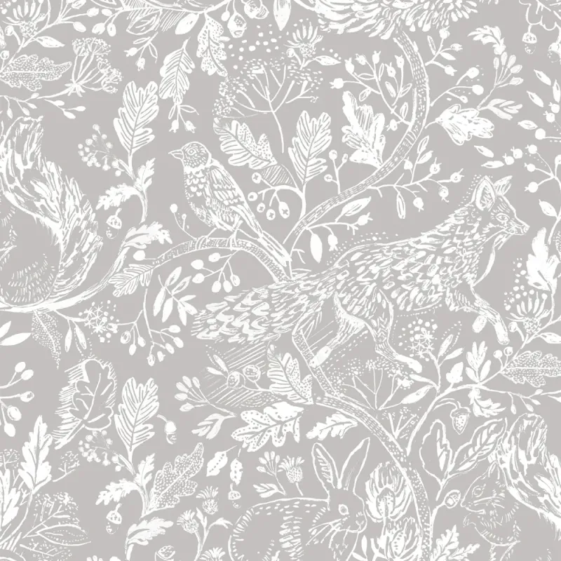 Cademuir 1.4m Wide Width Wallpaper (By The Metre) Stone