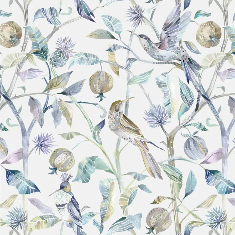Colyford 1.4m Wide Width Wallpaper (By The Metre) Skylark