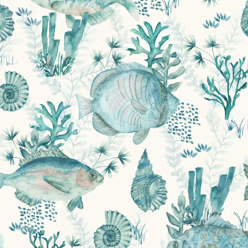 Bollu 1.4m Wide Width Wallpaper (By The Metre) Seamist