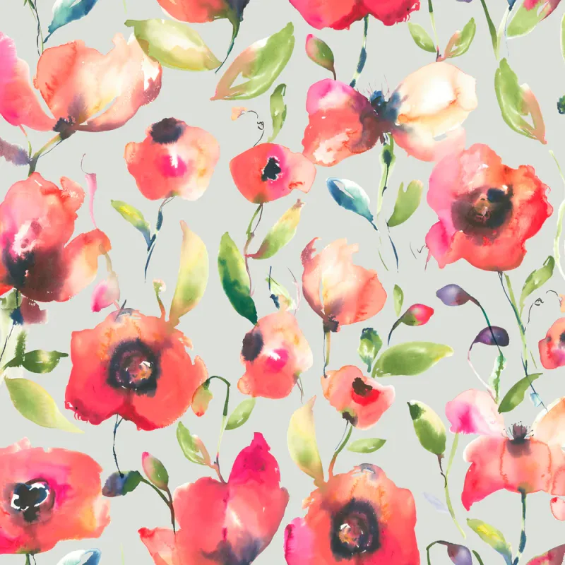 Laksha 1.4m Wide Width Wallpaper (By The Metre) Grenadine