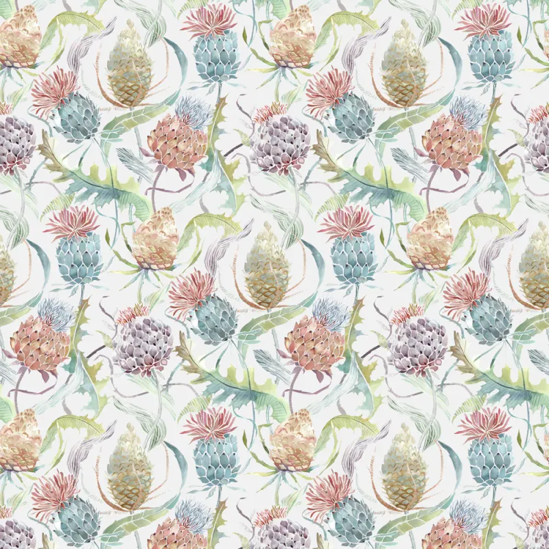 Meadwell 1.4m Wide Width Wallpaper (By The Metre) Pomegranate