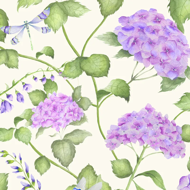 Sylvana 1.4m Wide Width Wallpaper (By The Metre) Violet