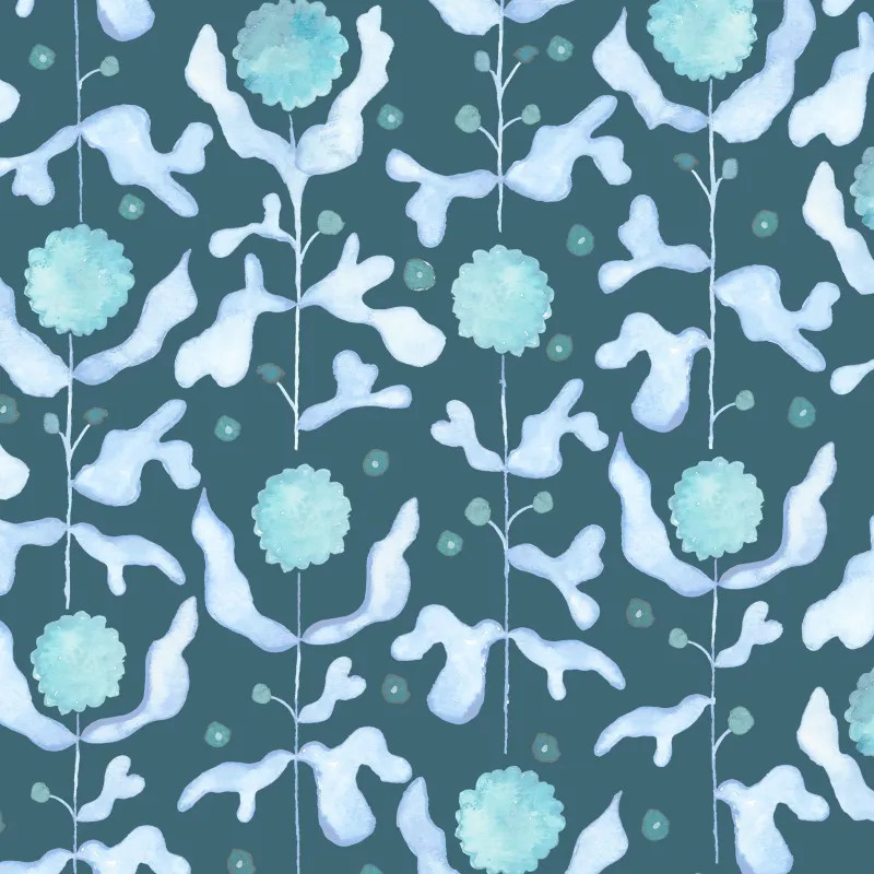 Mariani 1.4m Wide Width Wallpaper (By The Metre) Teal