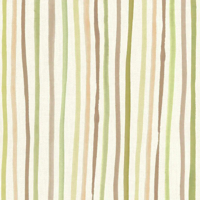 Elm 1.4m Wide Width Wallpaper (By The Metre) Green/Cream