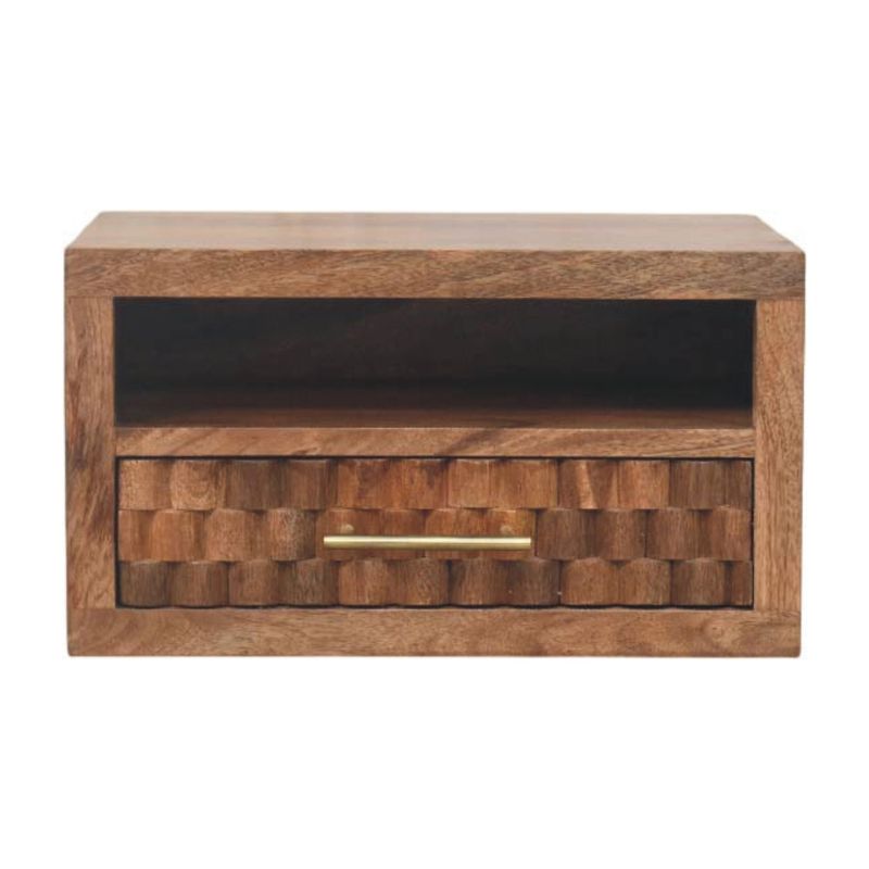 Cadiz Carved Slot-Drawer Bedside