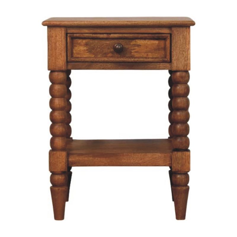 Spindle Bedside Table