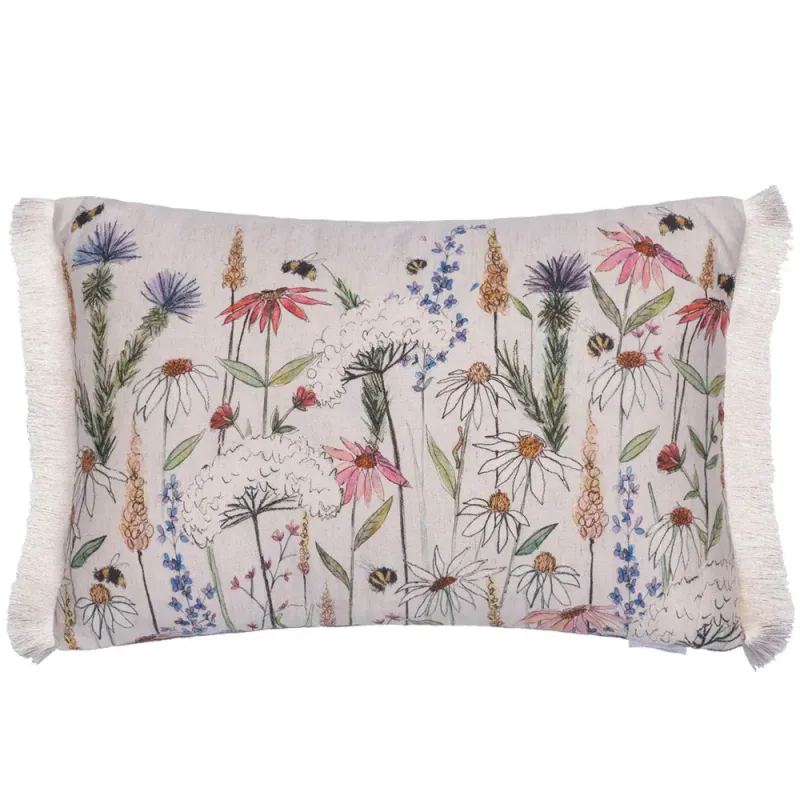 Hermione Printed Cushion Linen