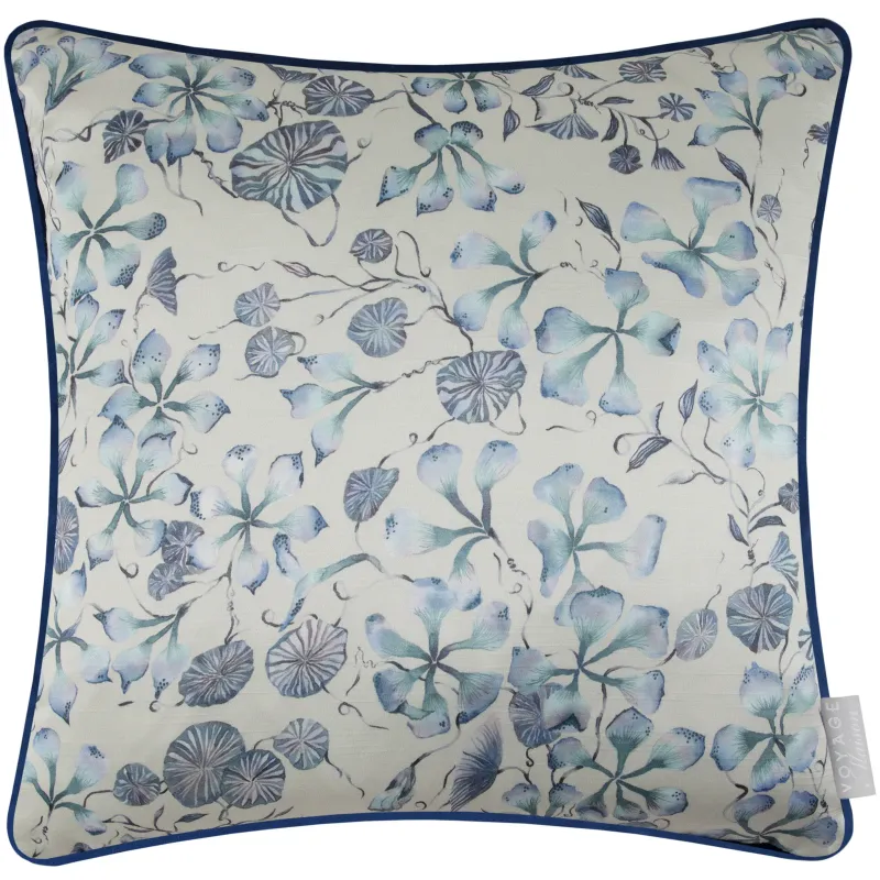 Philipa Printed Piped Cushion Vine