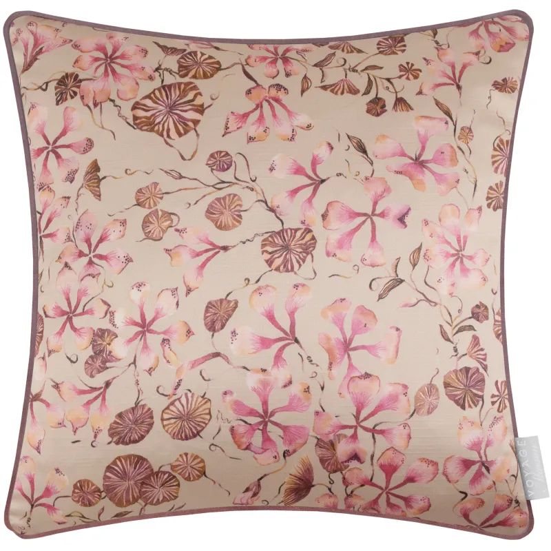 Philipa Printed Piped Cushion Posy