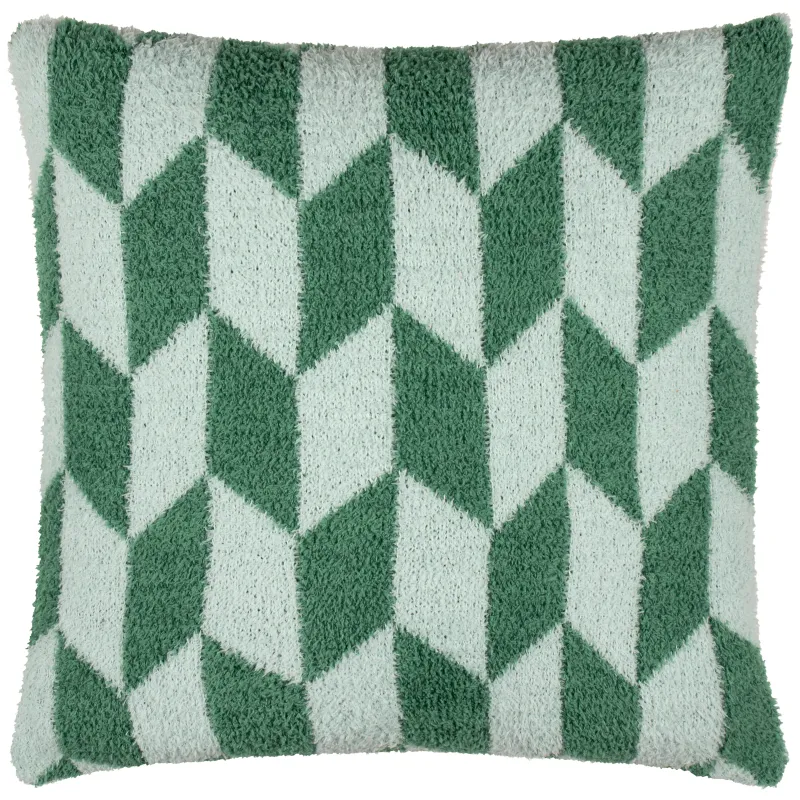 Olsen Geometric Cushion Good For You Green