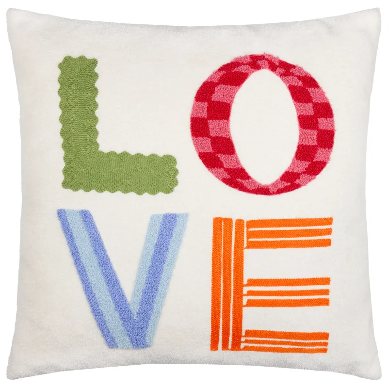 Love Tuft Cushion Multicolour