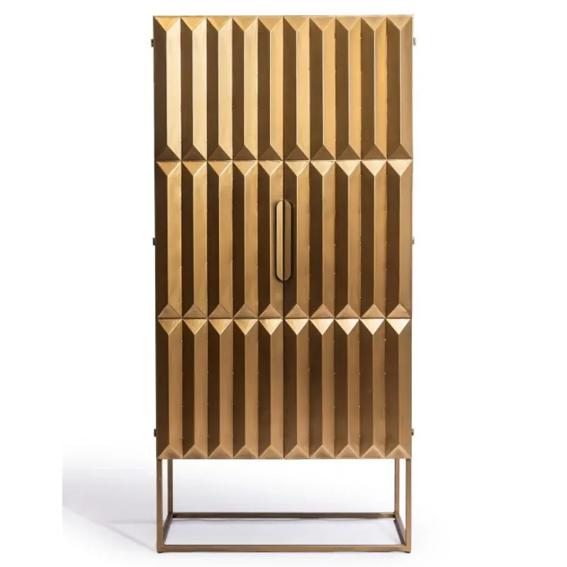 Industrial Gold "Fitzgerald" Extra Large Storage Cabinet