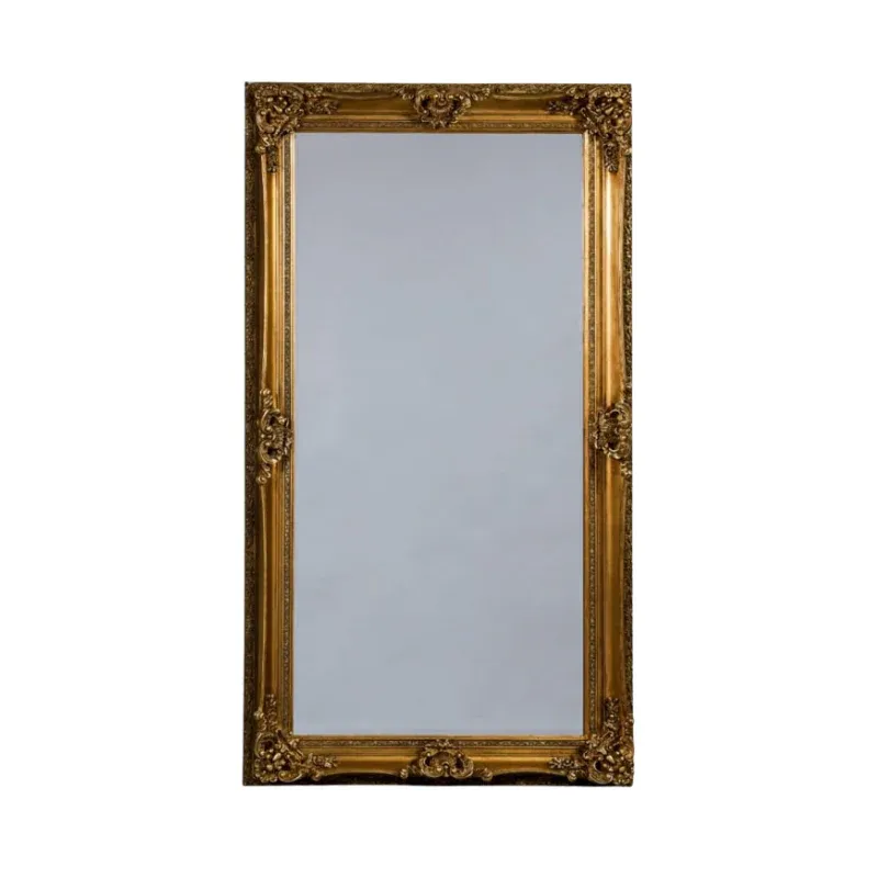 Antique Gold Tall Regal Mirror