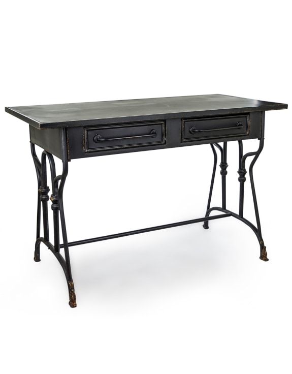 Amber Pedestal Console Table