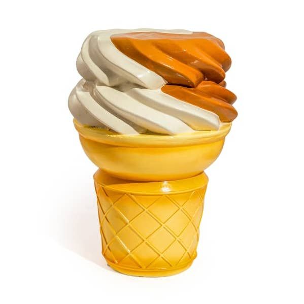 2 X Ice Cream Cone Side Table / Stool