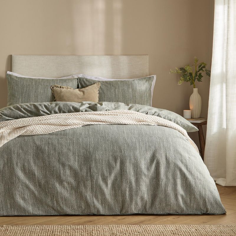 Harris Brushed Cotton Duvet Cover Set Natural