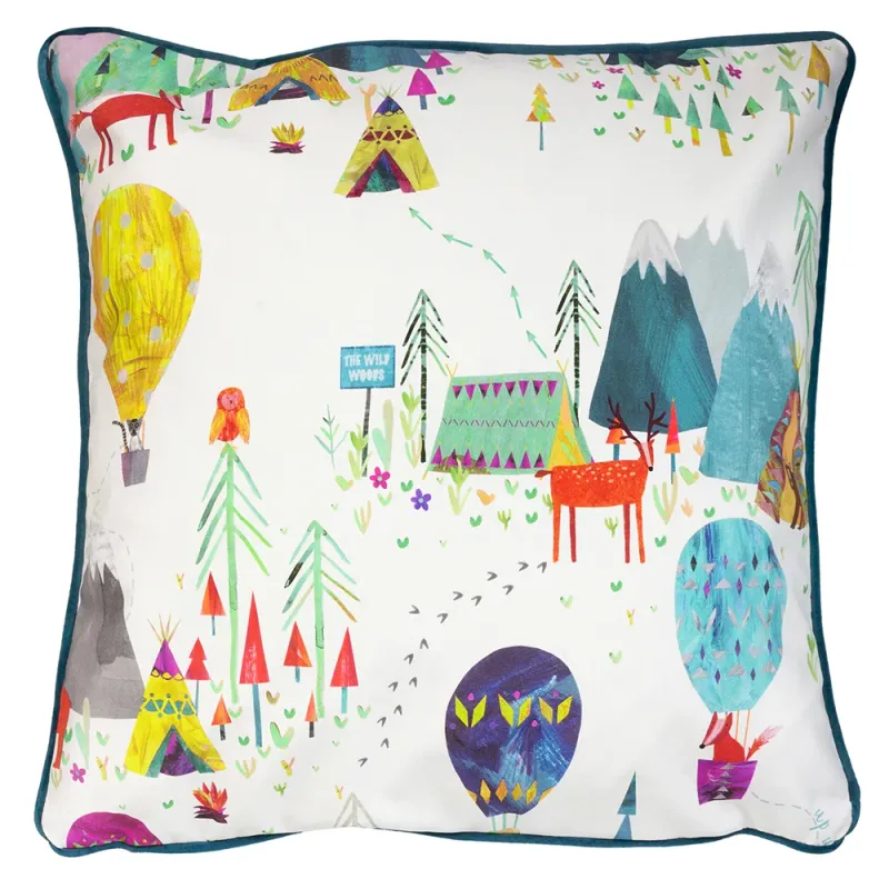 Away We Go Kids Cushion Rainbow
