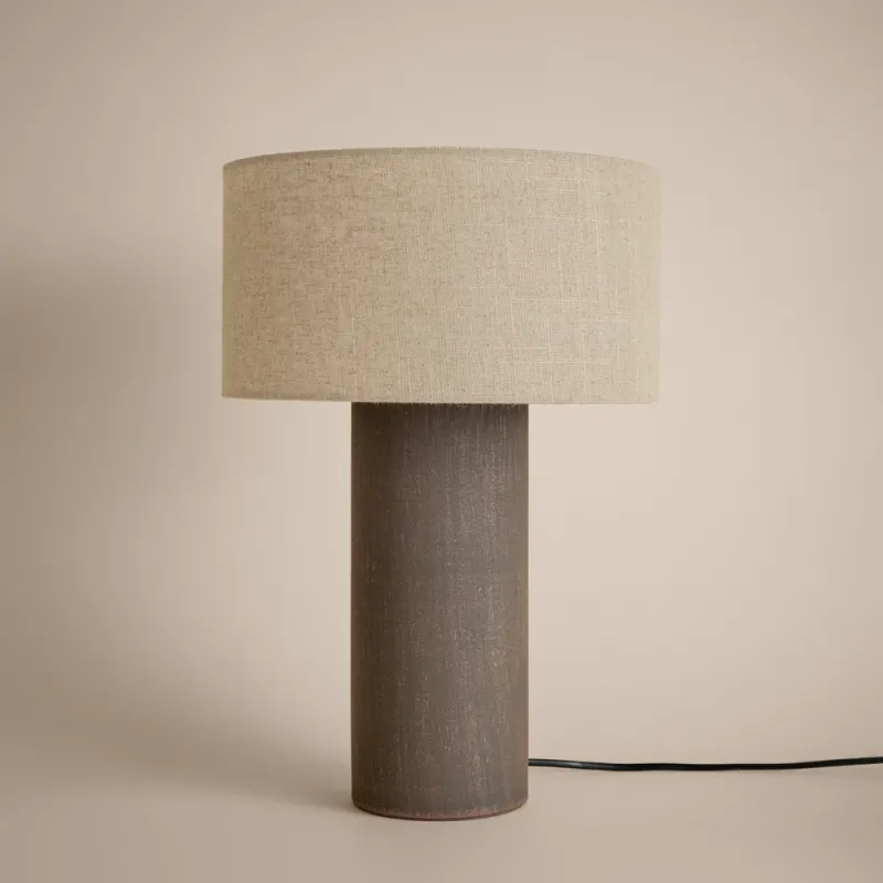 Finn Tall Table Lamp Espresso Brown