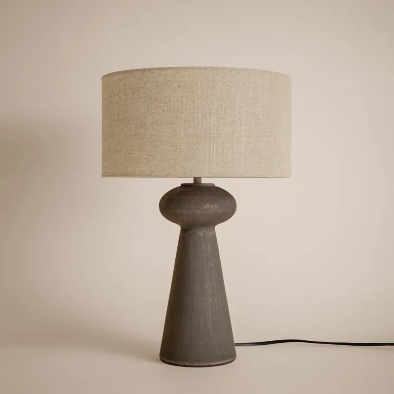 Helston Wired Table Lamp Espresso Brown