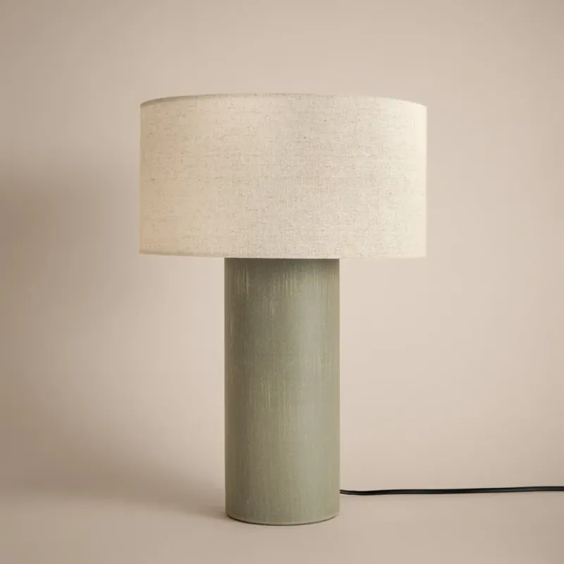 Finn Tall Table Lamp Olive