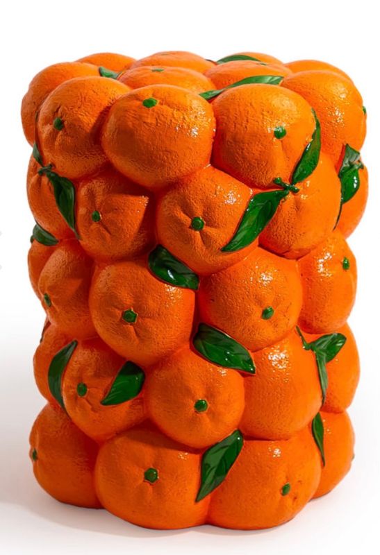 2 X Orange Table/Stool
