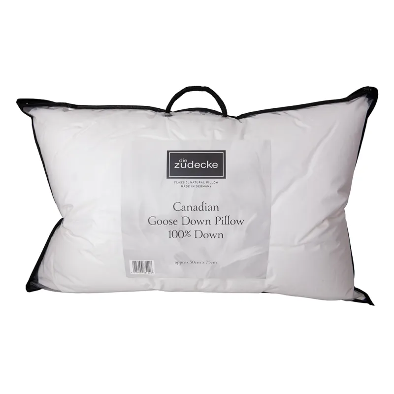 Die Zudecke Canadian Goose Down Pillow Collection 2 x Sizes