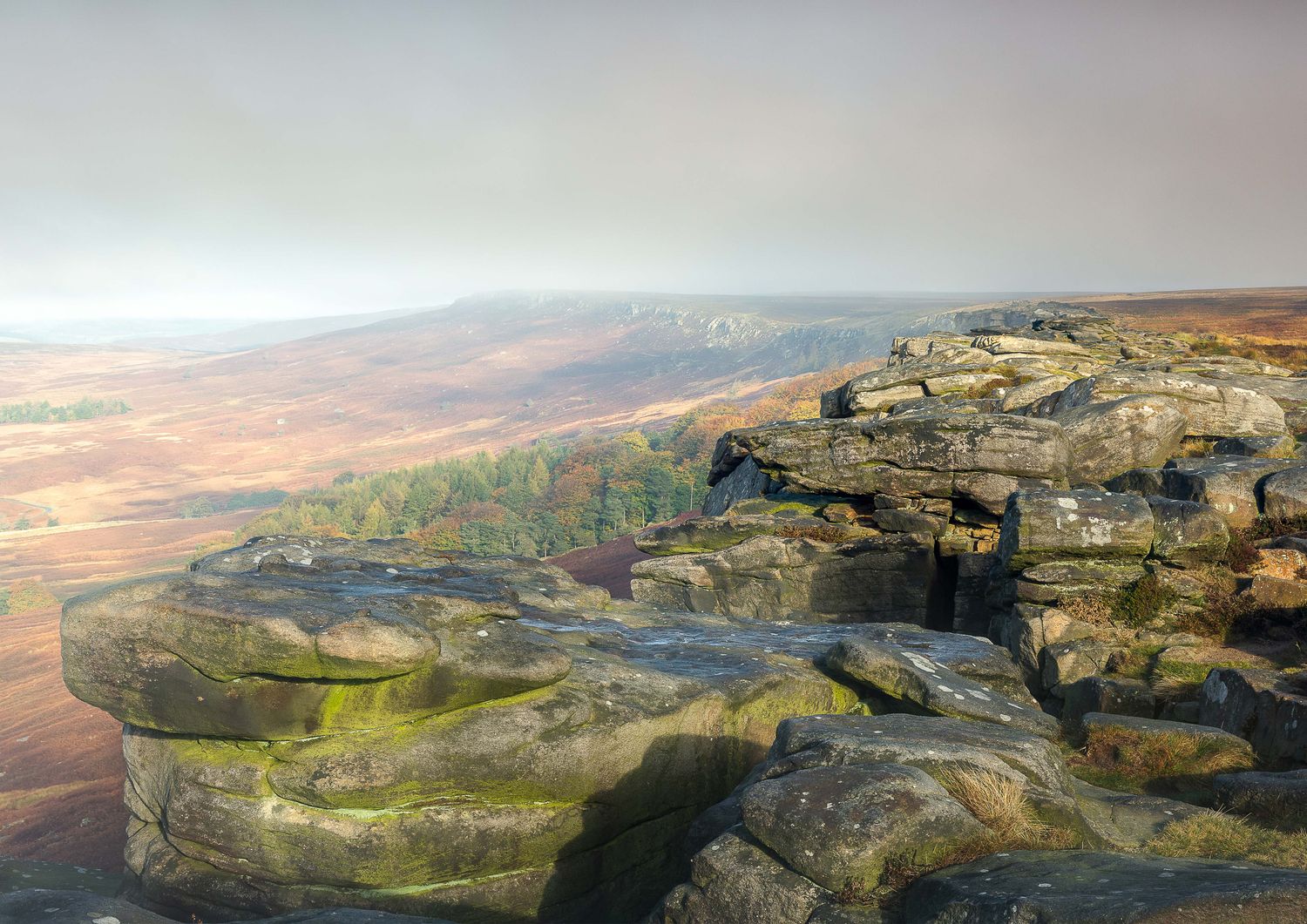 Stanage edge Autumnal Sunrise
