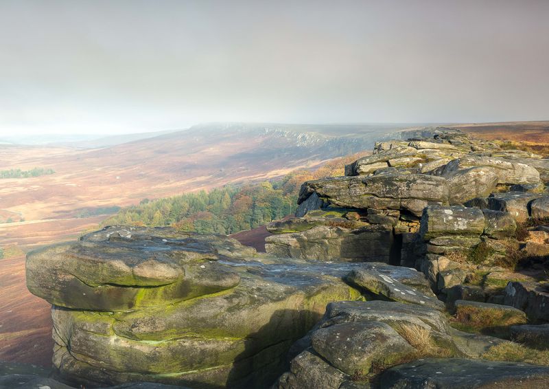 Stanage edge Autumnal Sunrise