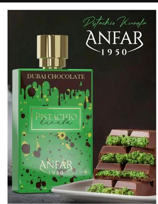 Perfume de chocolate Dubai Pistachio Kunafa Fragancia Edp 2.7 Fl Oz